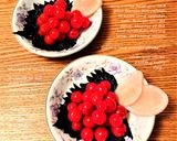 梅雨だからさっぱりと✨ミニトマトの紫陽花作り方4写真