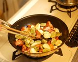 和風出汁のそら豆ジャーマンおつまみ作り方4写真