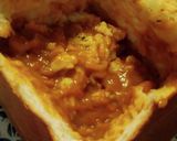 簡単オシャレ!パンカレーグラタン作り方2写真