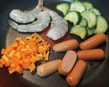 フライパンde簡単!えびのカレーピラフ作り方3写真