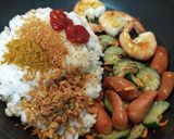 フライパンde簡単!えびのカレーピラフ作り方4写真