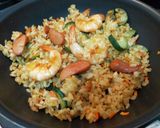 フライパンde簡単!えびのカレーピラフ作り方5写真