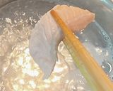 ホタテとサーモンの湯引きカルパッチョ作り方8写真