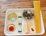 あさりとたけのこの和風パスタ作り方1写真