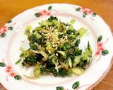 セロリの葉とシラスでご飯のお供作り方4写真