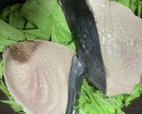 超簡単　かつおと水菜蒸し作り方2写真