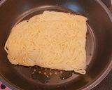 蒸し麺と余ったニラバラで、餡掛け焼きそば作り方3写真