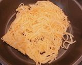 蒸し麺と余ったニラバラで、餡掛け焼きそば作り方4写真