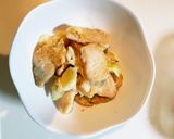 材料3つ。鶏むね肉の塩麹焼き作り方4写真