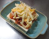 簡単おつまみに♪ キムチーズ豆腐作り方2写真