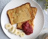 オートミールでフレンチトースト♪作り方4写真