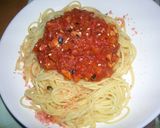 鳥むね肉で作るミートソースとパスタ。作り方7写真
