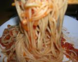 鳥むね肉で作るミートソースとパスタ。作り方8写真