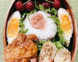 高校3年女子お弁当♪2022.06.15作り方1写真