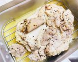 メスティン 蒸し鶏 鶏モモ肉 キャンプ飯作り方4写真