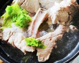 スペアリブ (セロリの葉 活用例)作り方1写真