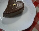チョコとナッツ生地のチョコレートケーキ作り方7写真