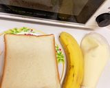 甘塩っぱさにハマる☆バナナマヨトースト作り方1写真
