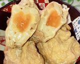 卵とうどんの巾着煮作り方4写真