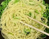 簡単！ピーマンと塩昆布のパスタ作り方3写真