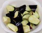 鶏肉と夏野菜のぶっかけ素麺作り方2写真