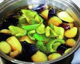 鶏肉と夏野菜のぶっかけ素麺作り方10写真