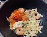 海老入りキムチマヨネーズパスタ作り方5写真