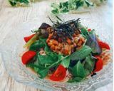 納豆ねばねばサラダ蕎麦(うどん)。作り方10写真