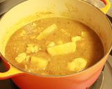 大根と鶏肉の和風カレー作り方5写真