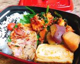 節約♡厚揚げとニラのピリ辛そぼろ炒め作り方8写真