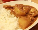 大根と鶏肉の和風カレー作り方6写真