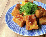 簡単♪厚揚げの梅照り焼き作り方5写真