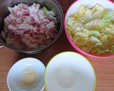 白菜鍋ガーリック作り方4写真