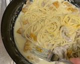 ハロウィンに！簡単かぼちゃポークパスタ作り方6写真