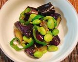 油1gで超ヘルシー！枝豆ナス味噌炒め作り方5写真