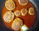 にんじん玉ねぎの煮込ハンバーグ作り方16写真