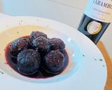 ポルペッティの赤ワイン煮込み（肉団子）作り方4写真