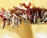 釣れなかった時の土産シラスと茗荷オリーブ作り方1写真