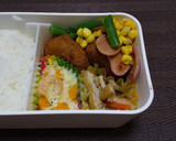 お弁当に ☆彩り魚肉ソーセージ揚げ焼き作り方3写真