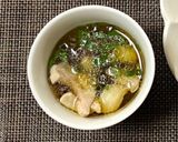 鶏だしつけ麺〜稲庭うどんバージョン〜作り方3写真