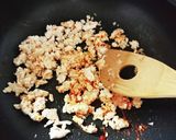 家庭の味噌で！♡鶏ひき肉の麻婆豆腐作り方3写真