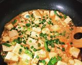 家庭の味噌で！♡鶏ひき肉の麻婆豆腐作り方5写真
