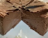 ビターなバスク風チーズケーキ（ココア）作り方17写真