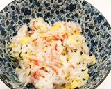 【病院】青菜とえびと錦糸卵のごはん【給食作り方3写真