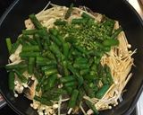 鰆とえのきとアスパラの醤油バター山椒炒め作り方7写真
