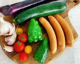ロイヤリッチと夏野菜のアヒージョ作り方3写真