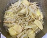 牛蒡と新玉・じゃがいもオーツミルク煮作り方3写真
