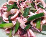 いかと葱の中華炒め作り方4写真