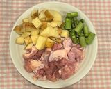 鶏肉とアスパラの甘辛バター煮作り方2写真
