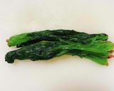 ほうれん草のだし巻き明太餡かけ作り方1写真